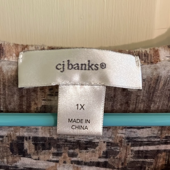 Cj banks women’s 3/4 length blouse size 1X - Picture 2 of 10
